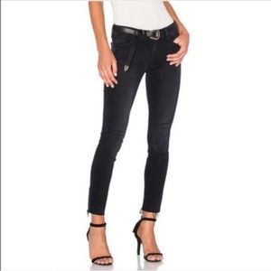 MOTHER The Looker Ankle Fray in Blackbird, Size 31, EUC